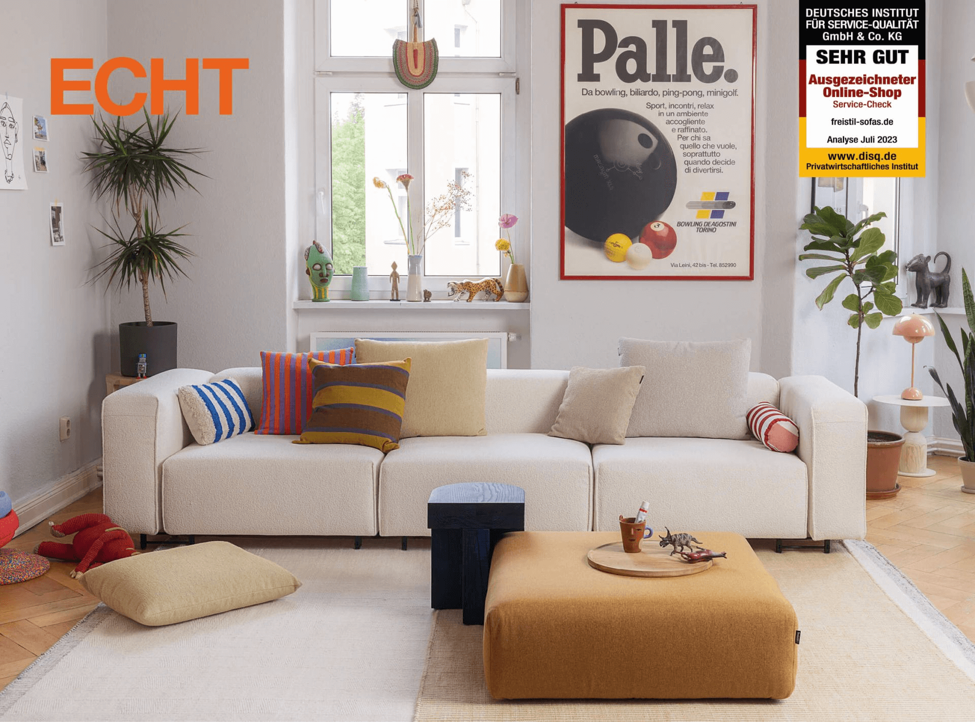 freistil Sofa ECHT, Modulsofa,, designsofa